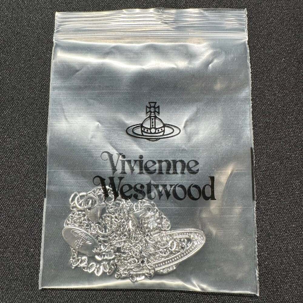 Vivienne Westwood Orb Necklace Silver 6 E 45 - Picture 2 of 5